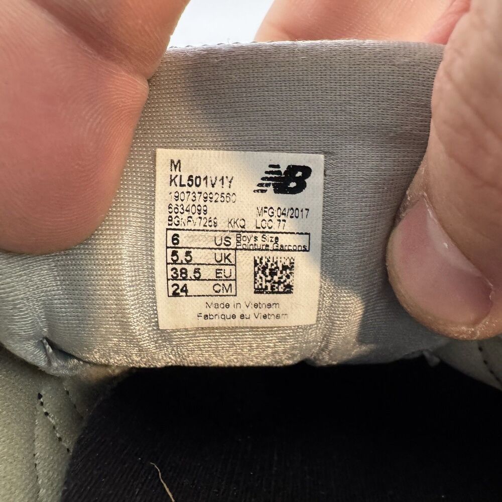 New Balance 501 KL501V1Y Green Casual Shoes Sneakers Womens 7.5 (Youth 6) - Picture 8 of 8